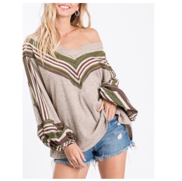 Thermal Casimire fabric mix and match tunic top - Picture 2 of 8